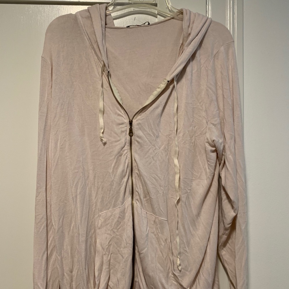 Oversized brandy zip up